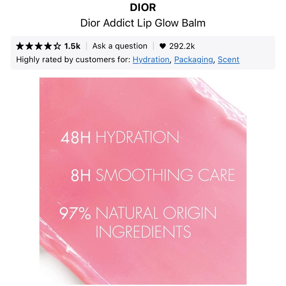 Dior Addict Lip Glow - Raspberry - Picture 7 of 7